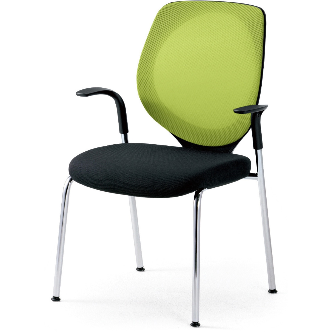 MB-3537004CMS YG チェア ジロフレックス 353 ミーティング 4本脚 プラス[家具] 組立・設置・取付 不可 樹脂成型品/メッシュ張り MB-3537004CMS YG