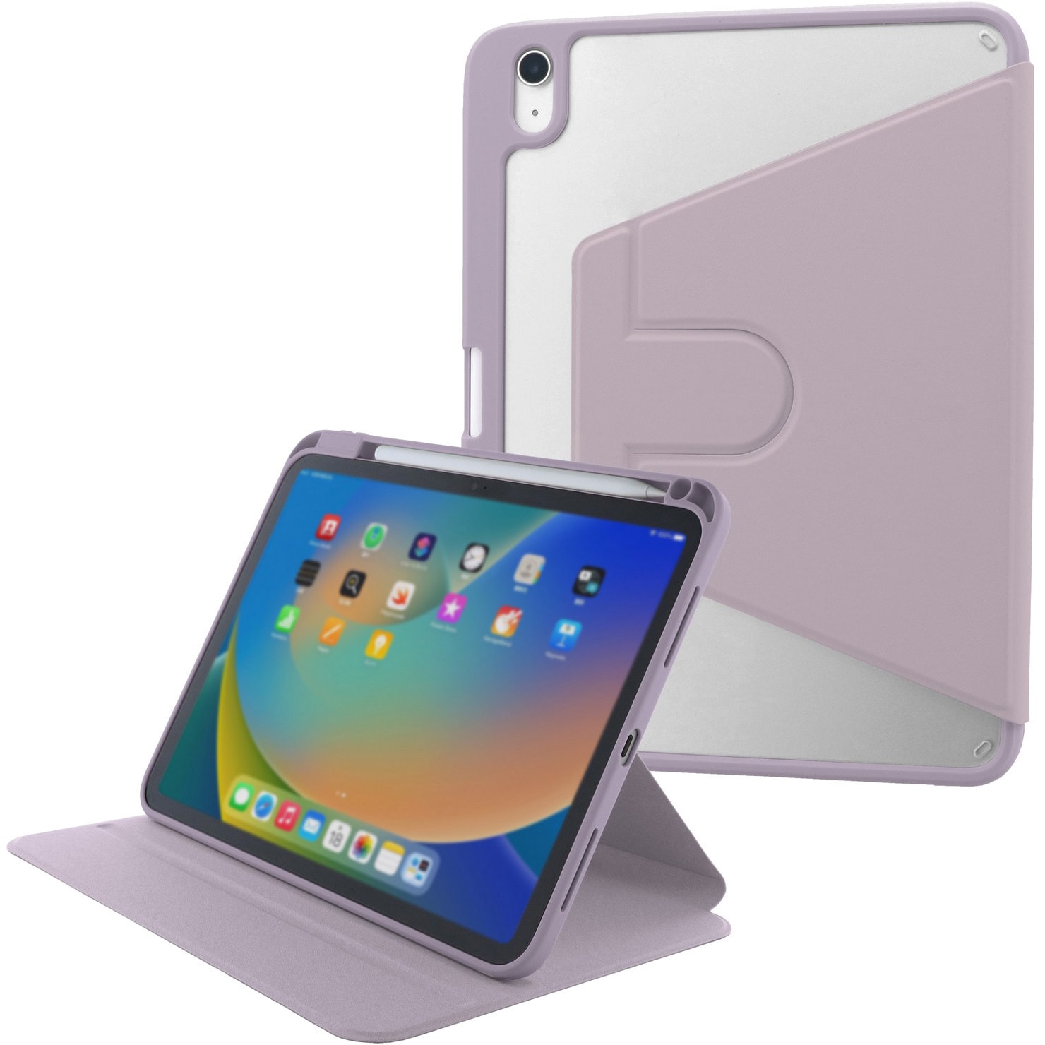 iPad本体 TOMY SSK-ITM2201PP 11インチiPad (A16)/iPad (第10世代) 360度回転スタンド