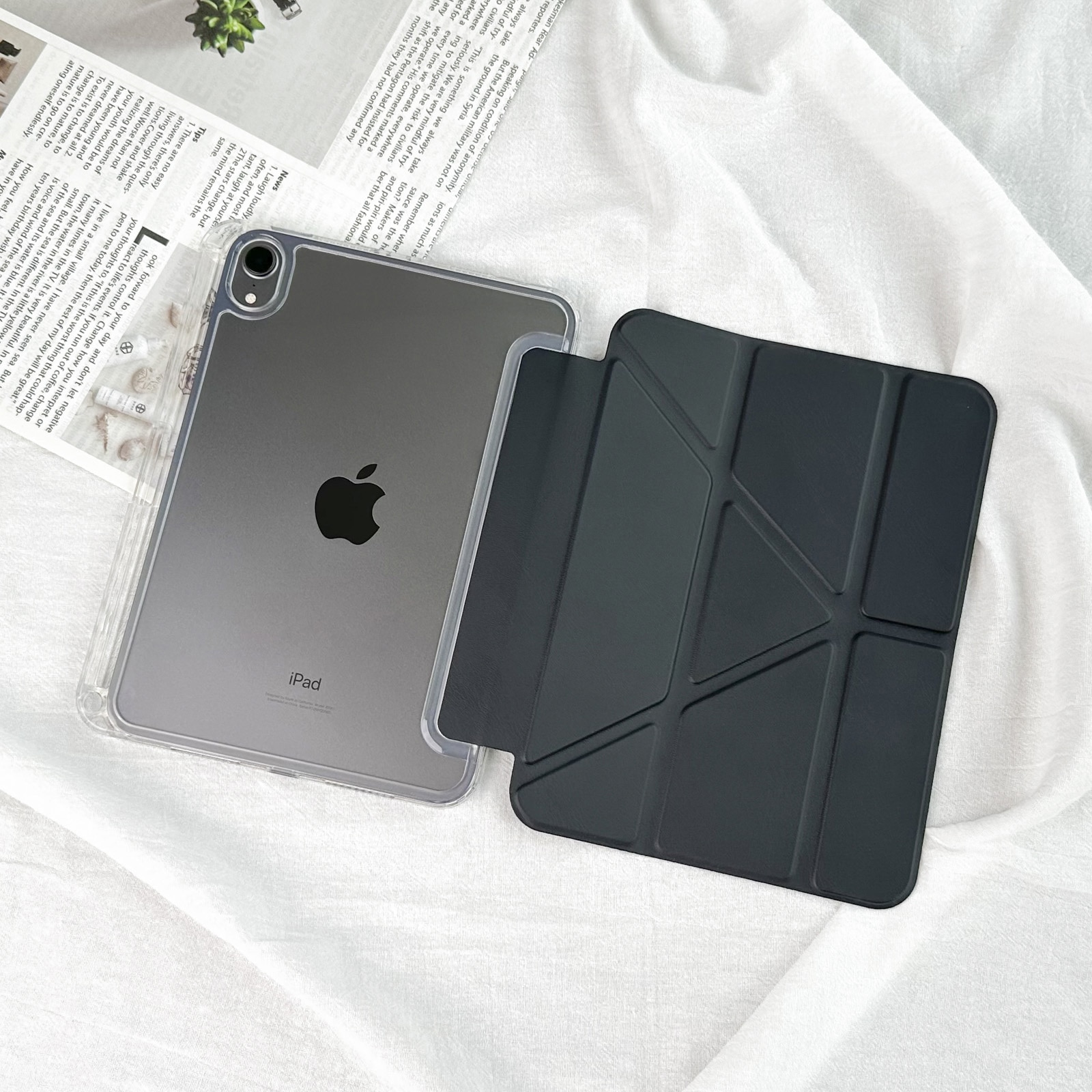 SSK-ITMM2101BK iPad mini (A17 Pro/第6世代) 縦横スタンド可能 背面 