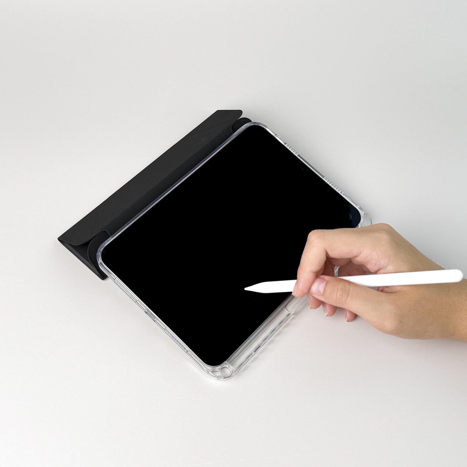 SSK-ITMM2101BK iPad mini (A17 Pro/第6世代) 縦横スタンド可能 背面 