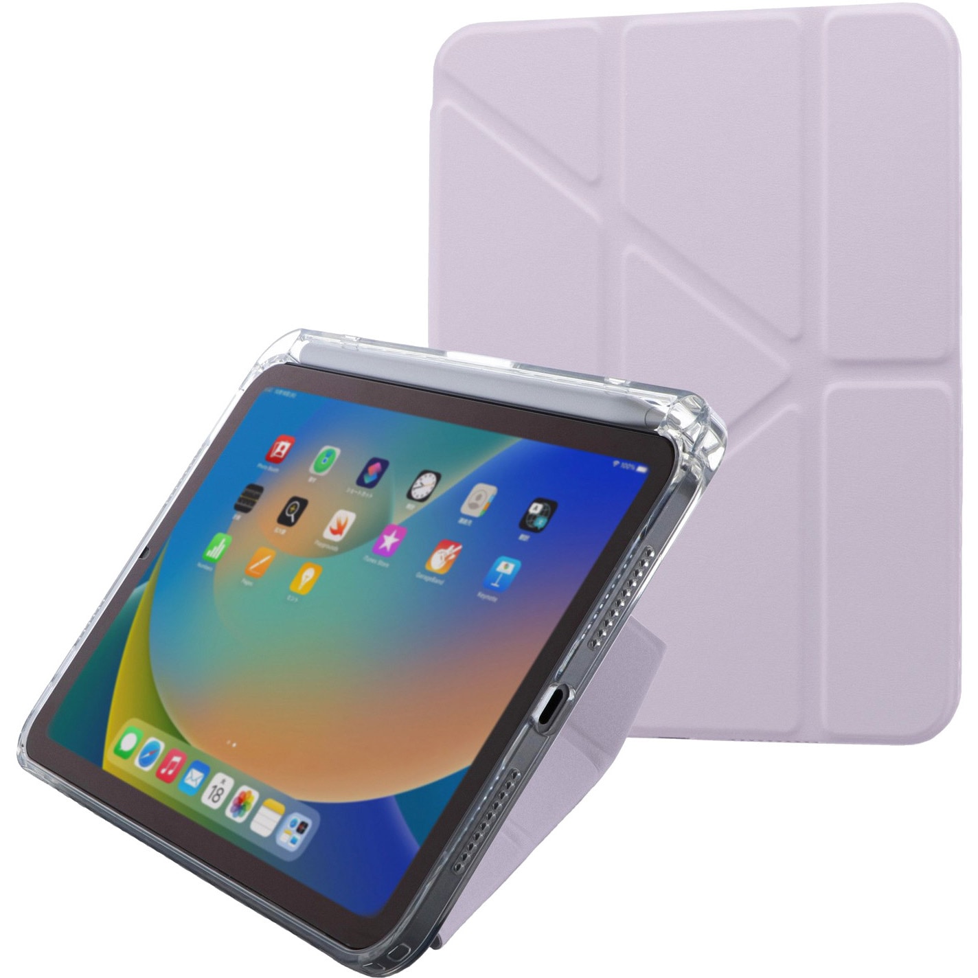 SSK-ITMM2101PP iPad mini (A17 Pro/第6世代) 縦横スタンド可能 背面 