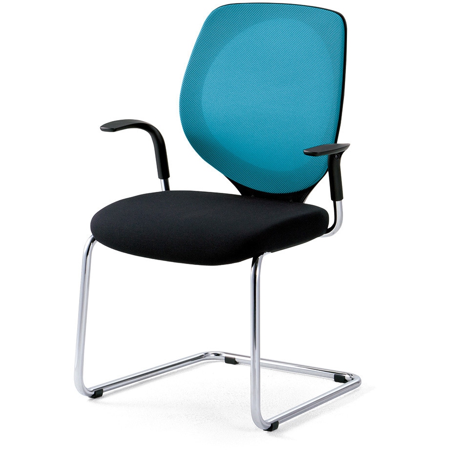 MB-3537002CMS LB チェア ジロフレックス 353 ミーティング カンチレバー脚 プラス[家具] 組立・設置・取付 不可 樹脂成型品/メッシュ張り MB-3537002CMS LB