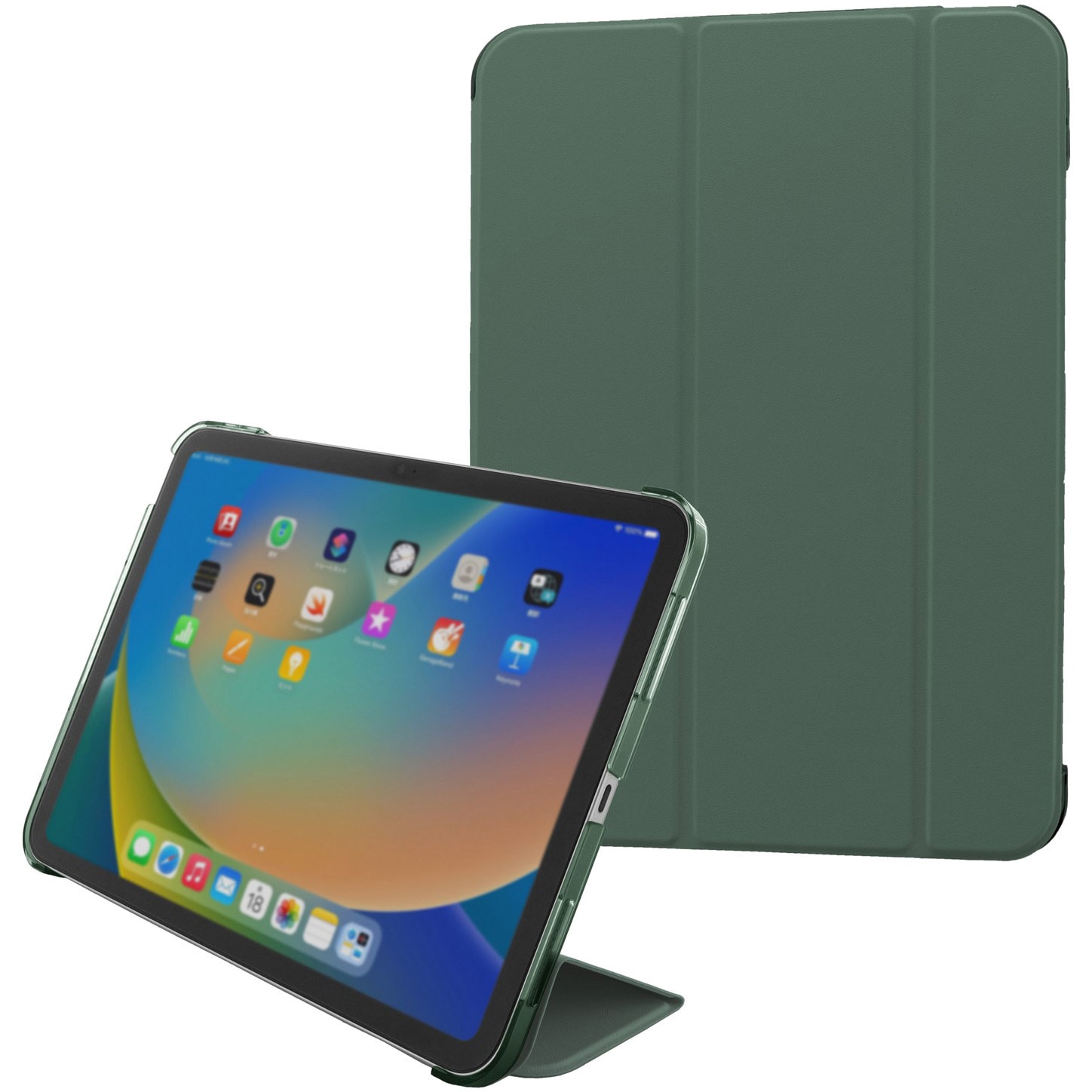 SSK-ITM2202GR 11インチiPad (A16)/iPad (第10世代) スタンド機能 背面
