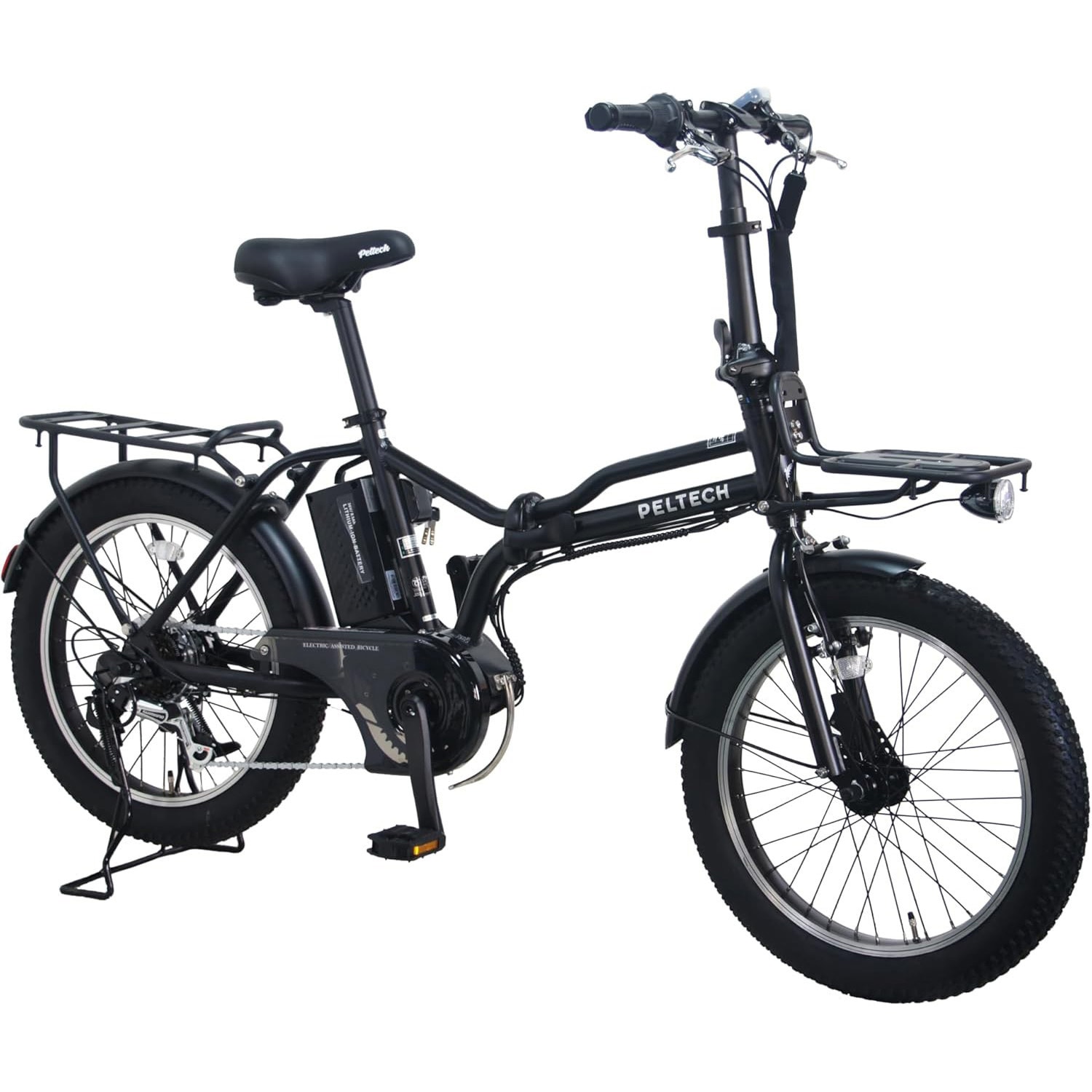 電動アシスト自転車 黒 折りたたみ式 TDN-246L-BK X-Adventure 20型6段変速