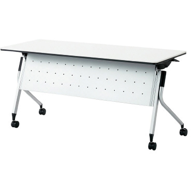 LD-520M-70 WS 会議テーブル リネロ2 プラス[家具] 組立・設置・取付 シルバー ホワイト 高さ700mm間口1500mm奥行600mm  LD-520M-70 WS