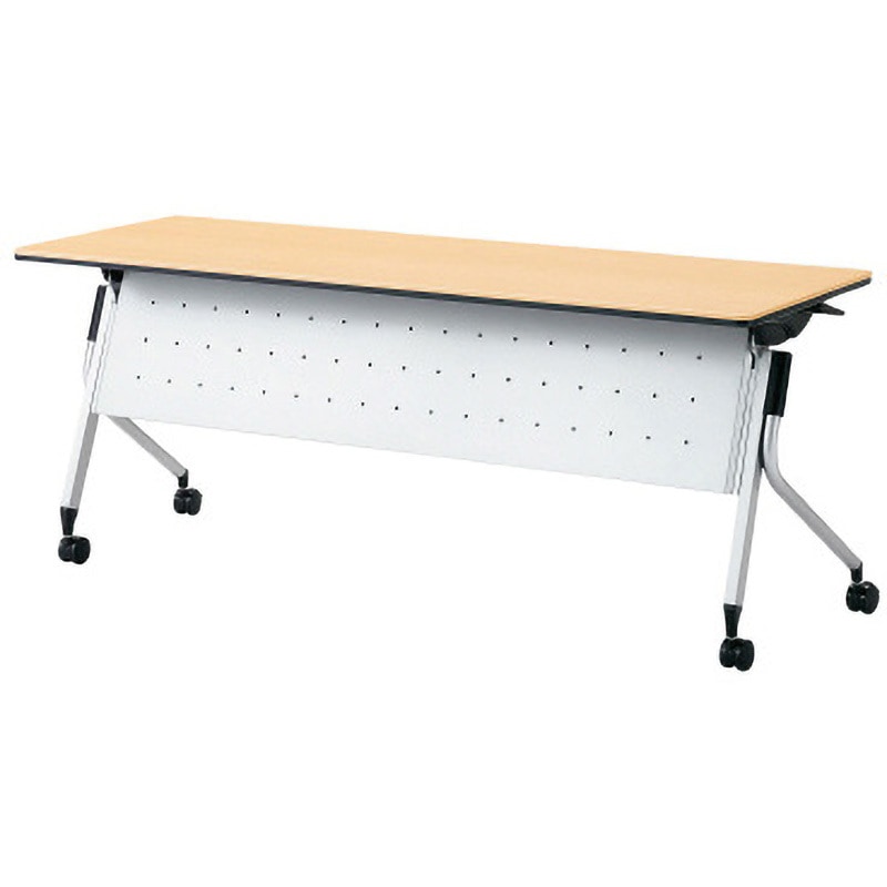 LD-620M-70 WM 会議テーブル リネロ2 プラス[家具] 組立・設置・取付 シルバー ホワイトメープル 高さ700mm間口1800mm奥行600mm  LD-620M-70 WM