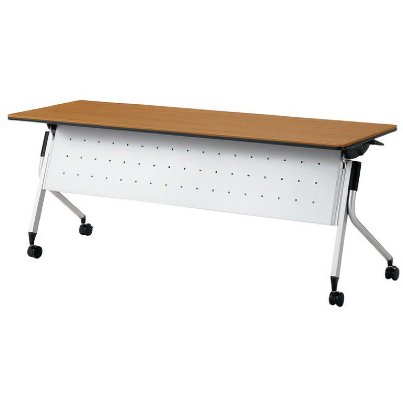 LD-620M-70 T2 会議テーブル リネロ2 プラス[家具] 組立・設置・取付 シルバー ミディアムウッド 高さ700mm間口1800mm奥行600mm  LD-620M-70 T2