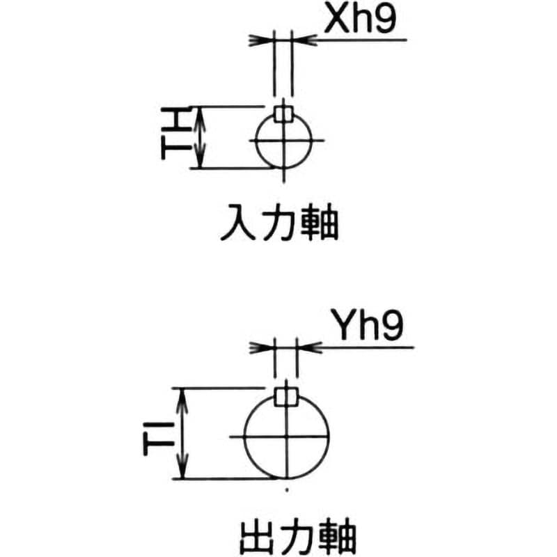B 50R 50 一段ウォーム減速機(中実軸)Sシリーズ B50型 マキ B 50R 50 一段ウォーム減速機(中実軸)Sシリーズ B50型 マキ
