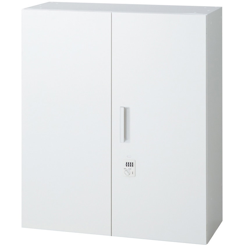 L6-105AD-T W4 L6 スタンダードタイプ 両開き保管庫(ダイヤル錠)(連結サービス付き) プラス[家具] ホワイト色