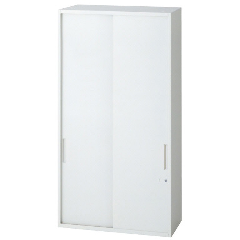 L6-E120S W4 L6 スタンダードタイプ 2枚引違い保管庫(連結サービス付き) プラス[家具] ホワイト色