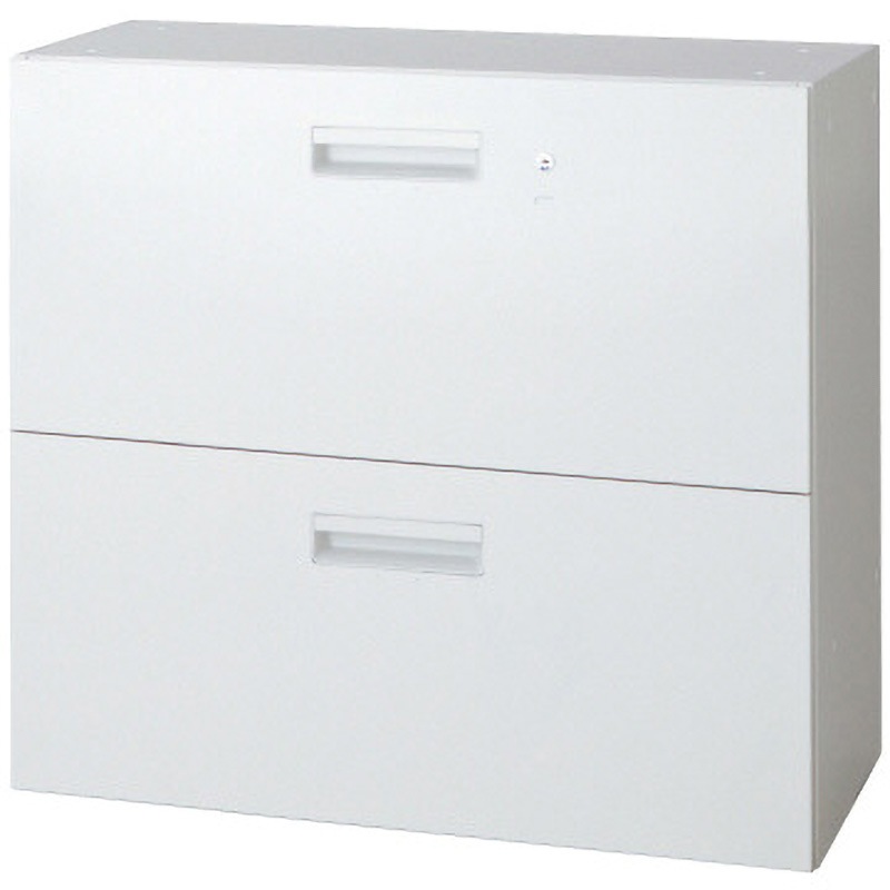 L6-E70H-2 W4 L6 スタンダードタイプ ラテラルファイリングキャビネット(連結サービス付き) プラス[家具] ホワイト色 2段   L6-E70H-2 W4