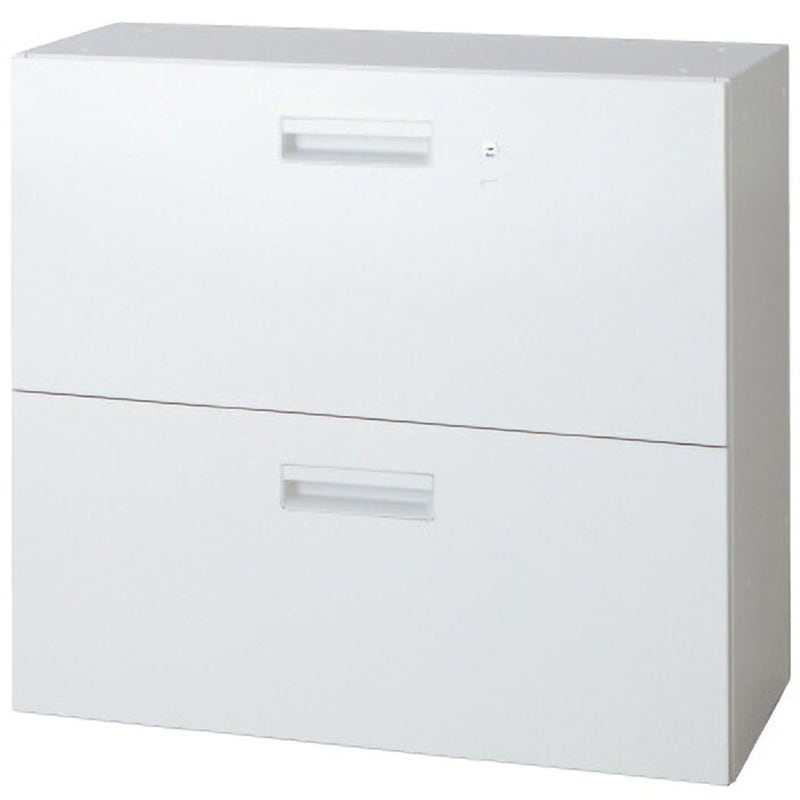 L6-G70H-2 W4 L6 スタンダードタイプ ラテラルファイリングキャビネット(連結サービス付き) プラス[家具] ホワイト色 2段   L6-G70H-2 W4