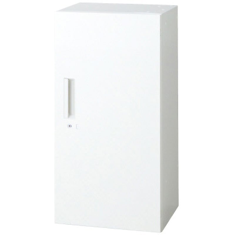 L6-E90AC W4 L6 スタンダードタイプ 片開き保管庫(連結サービス付き) プラス[家具] ホワイト色 棚板数2(可動式)枚   L6-E90AC W4