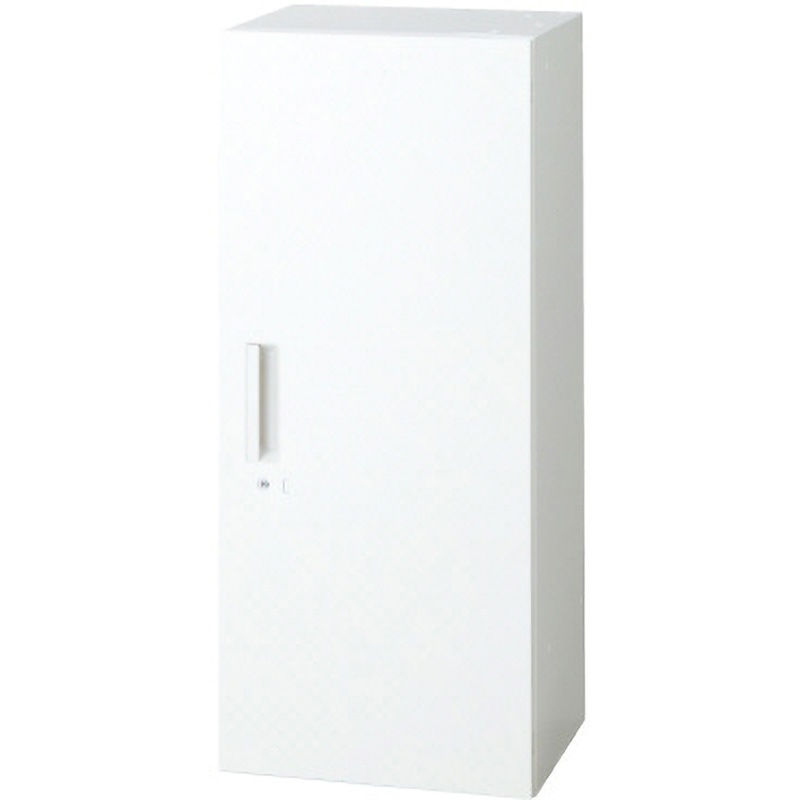 L6-E105AC W4 L6 スタンダードタイプ 片開き保管庫(連結サービス付き) プラス[家具] ホワイト色 棚板数2(可動式)枚   L6-E105AC W4