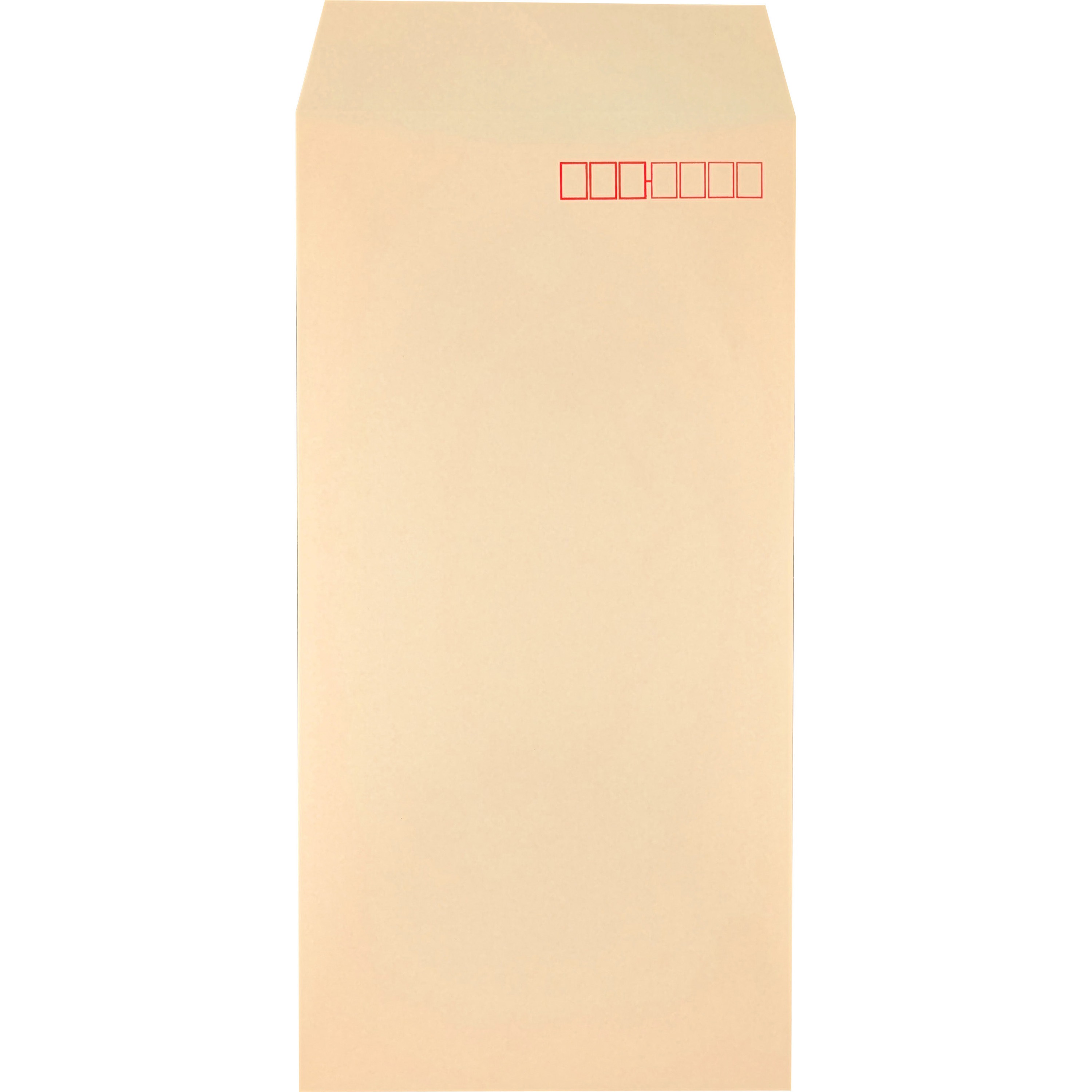 309341 長3 ソフトカラー封筒 80g L貼 郵便枠付き 月印紙製品 ソフトベージュ色 長形3号サイズ 1箱(1000枚)