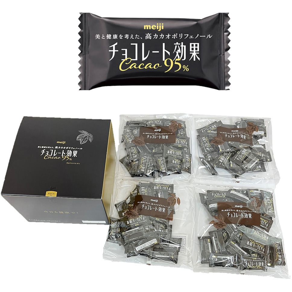 チョコレート効果カカオ95% 大容量 1セット(800g×1個) 明治 【通販