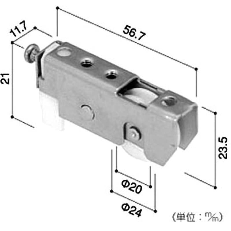 HH-T0006 サッシ用取替戸車 YKK用 ハイロジック 1個 HH-T0006 - 【通販モノタロウ】