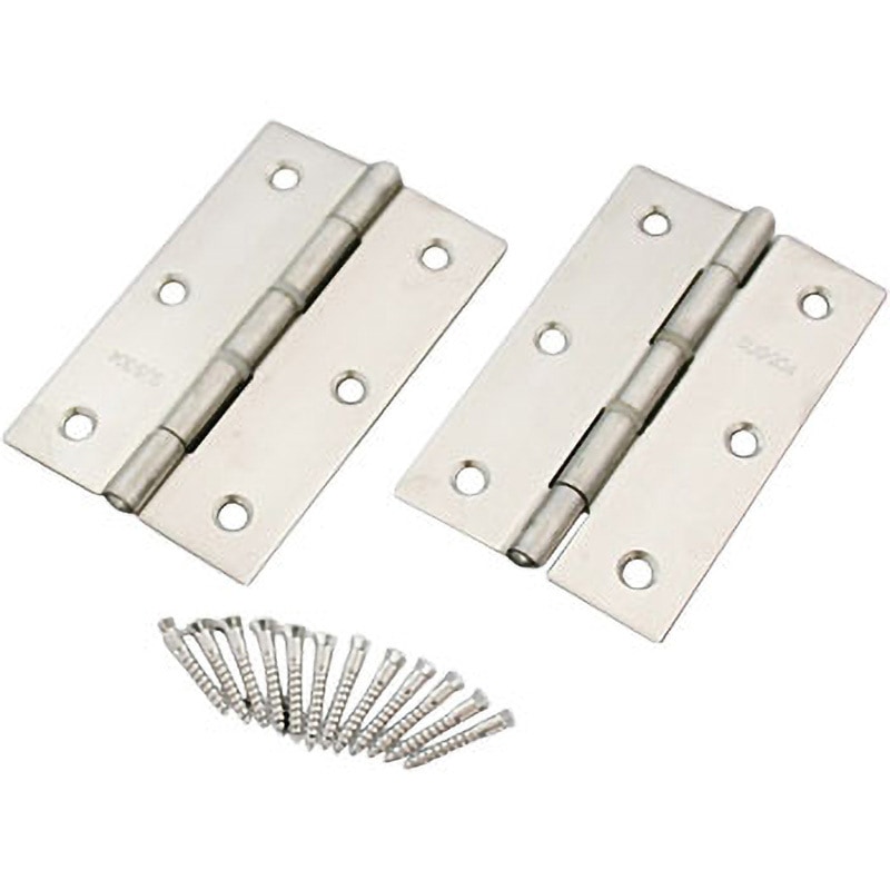 金具確認用 マリック 厚口ステンレス丁番 89㎜ 10点セット 新品未使用品 72604