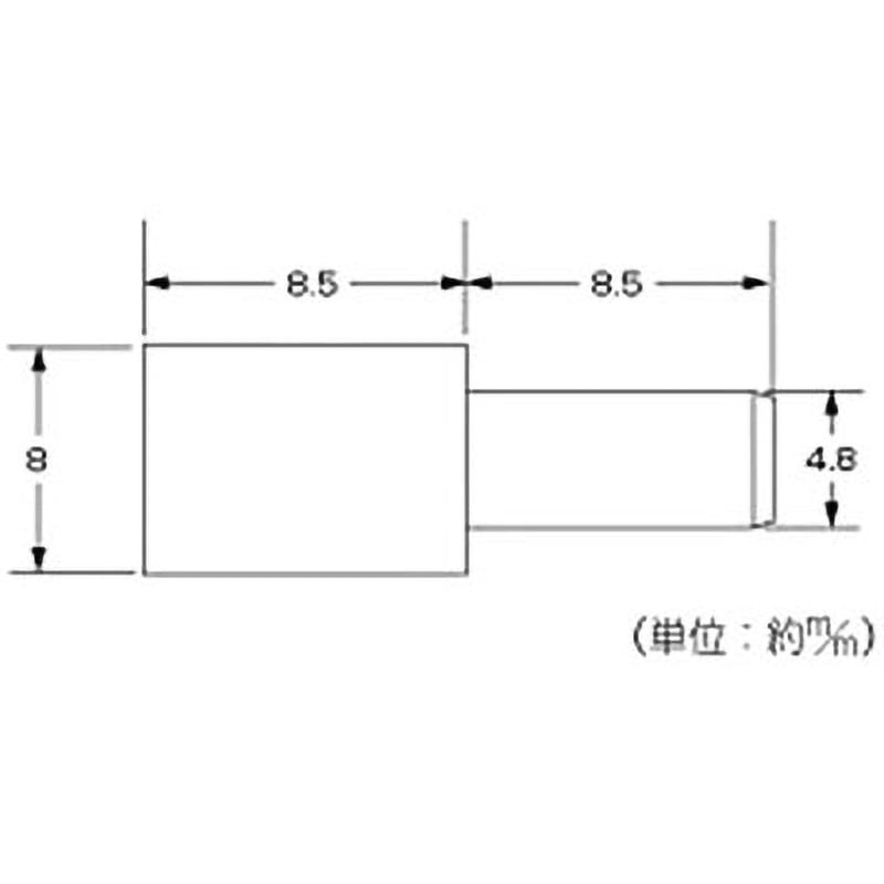 Z-168 ダボ棚受 差込式 ハイロジック 差込サイズΦ8mm 1袋(8個) Z