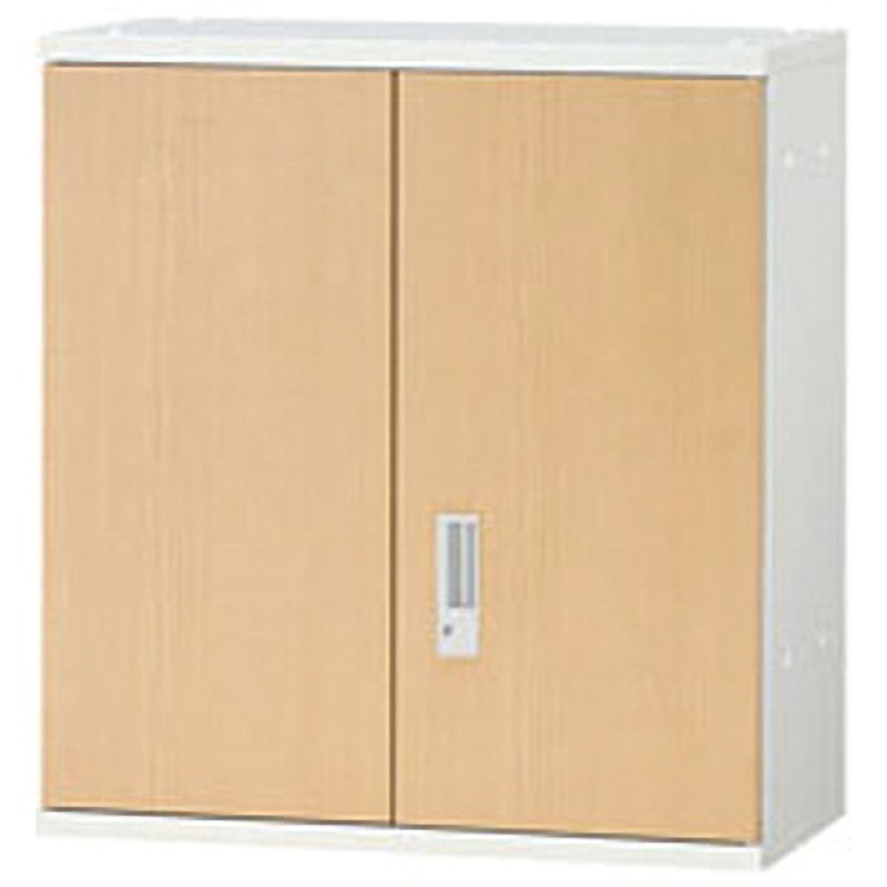 JL-A75A WM JLストレージ 両開き保管庫(お届けのみ商品) プラス[家具] シリンダー錠 ホワイトメープル色 上置き専用 高さ750mm  JL-A75A WM
