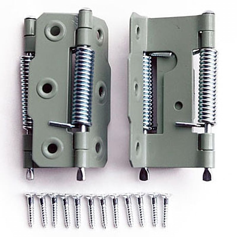 P-713 バネ蝶番 両開 ハイロジック 幅44mm長さ63mm 1袋(2枚) P-713
