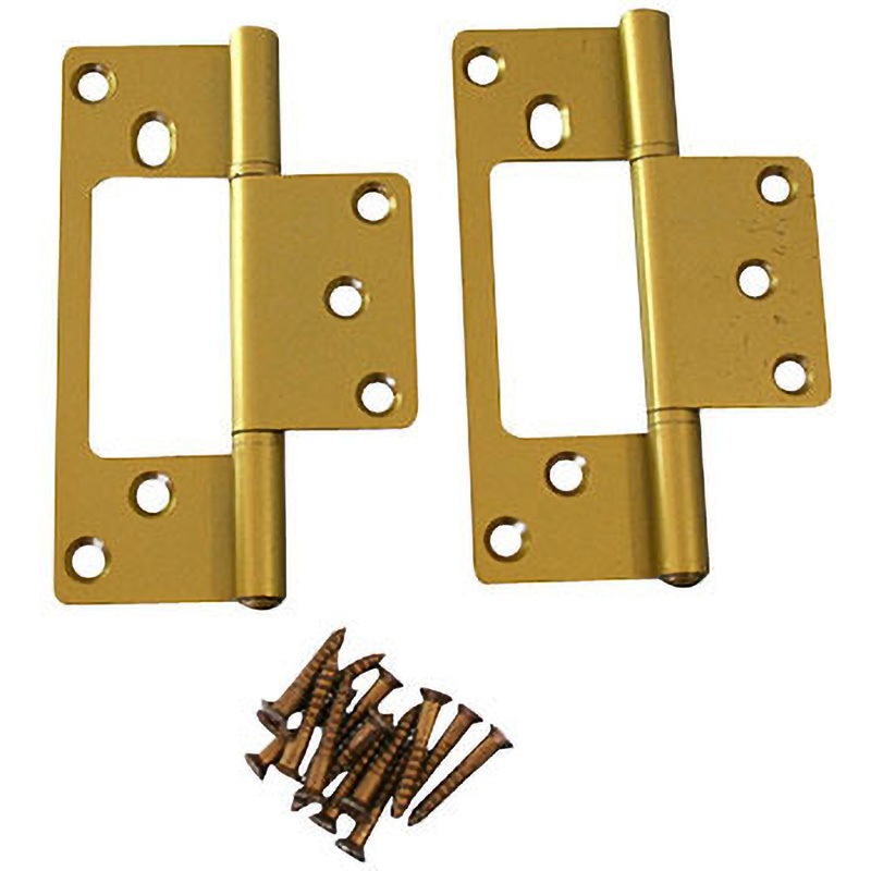 紙丁番 和気産業 バネ丁番片開 BKー468 75MM 1セット(10個)（直送品） - アスクル