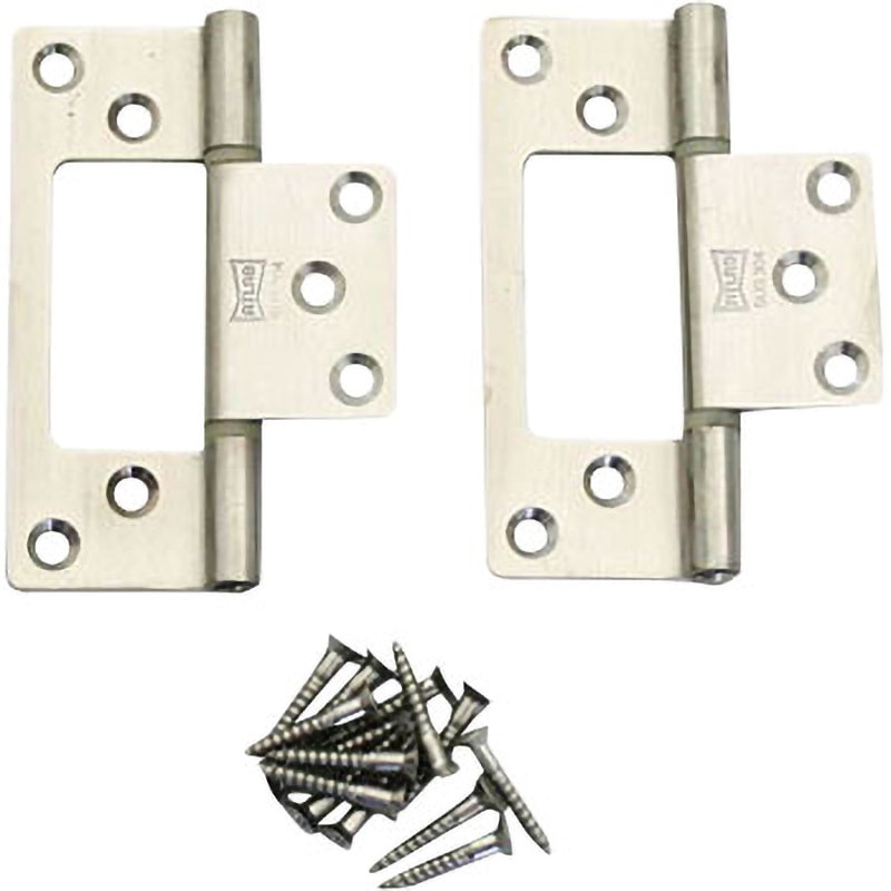 17477 フラッシュ蝶番 ハイロジック ステンレス 幅50mm長さ76mm 1袋(2