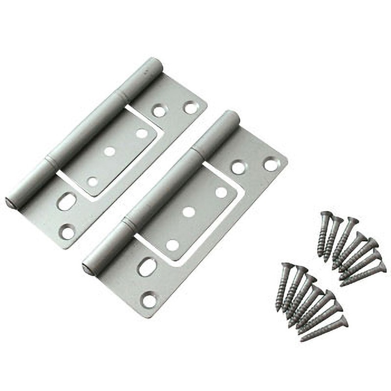 26040 フラッシュ蝶番 ハイロジック 横61.5mm長さ102mm 1袋(2枚