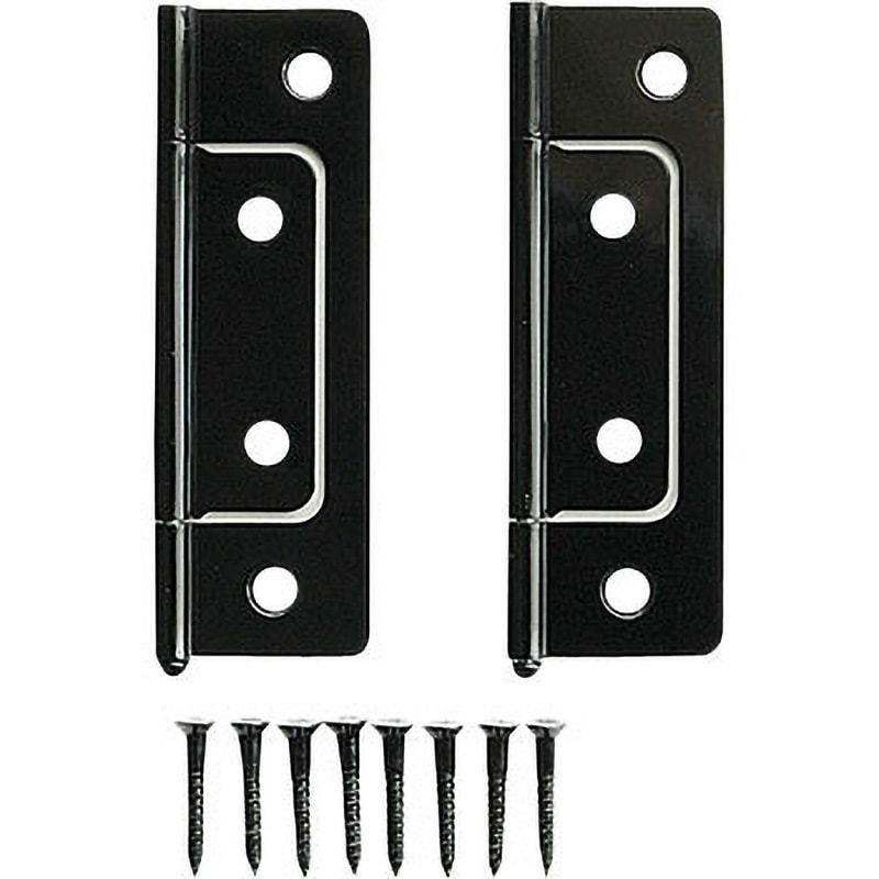 P-664 フラッシュ蝶番 ハイロジック 材質:鉄 幅39mm長さ76mm 1袋