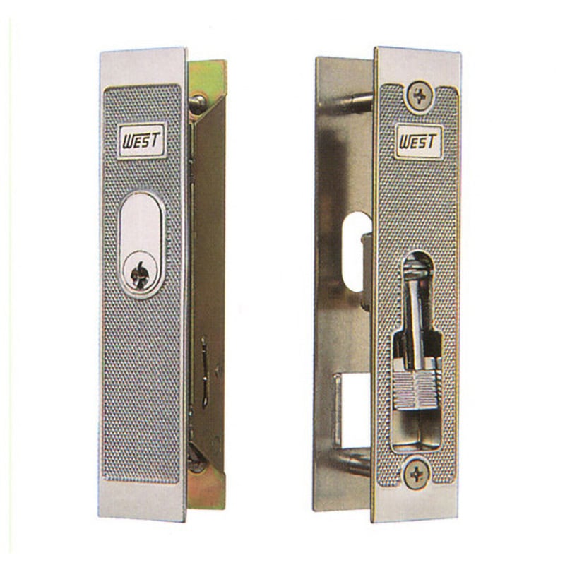 KH-3 引違錠前 召合せ/内外 カマ締リ ネジ式操作 アルナ・立山・日軽用 ハイロジック 1組 KH-3