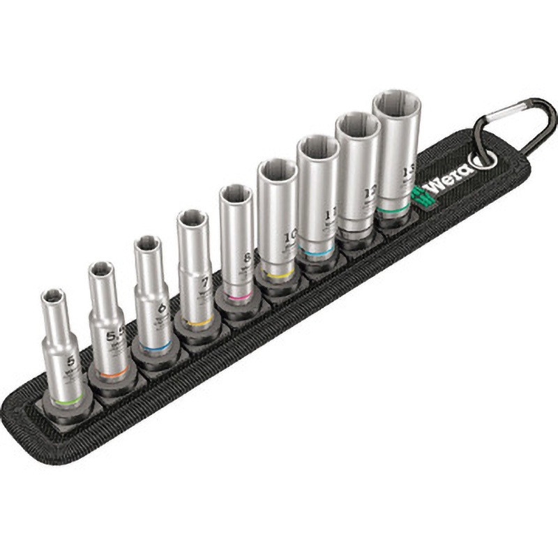 4525 Belt A 1ディープソケットベルトセット 1 Wera 六角 特殊工具鋼製 差込角6.35mm