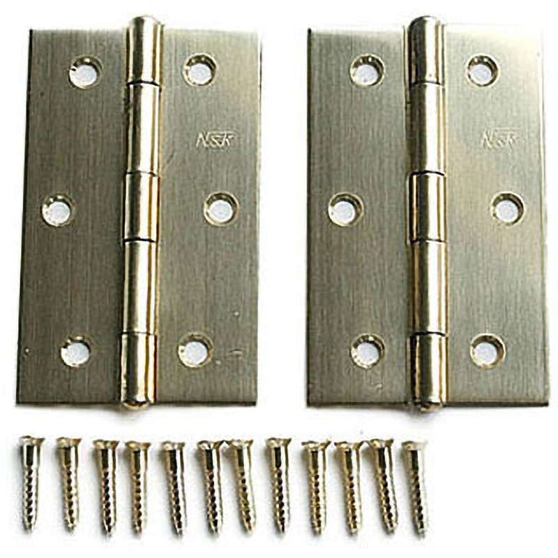 P-655 真鍮蝶番 ハイロジック 幅39mm長さ64mm 1袋(2枚) P-655 - 【通販