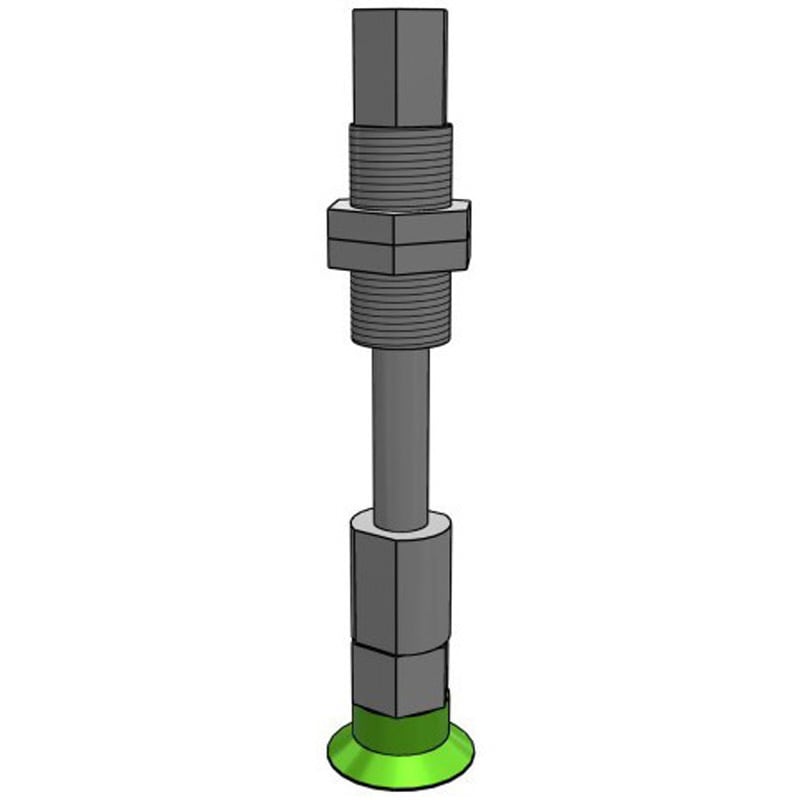 ZP3C-Y20CFSJB20 ZP3C Series 真空パッド 平形リブ付 SMC 真空取出方向:横 パッド径20mm