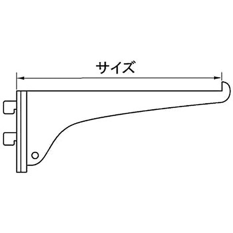 カラーシェルフ 棚受 ACE(エース) 焼付塗装 【通販モノタロウ】