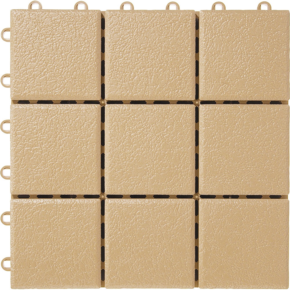 TD03PB クレガーレ プラスチックシリーズ P5タイル エスロン バルコニー床材 ペールベージュ色  1箱(20枚) TD03PB 10,205円