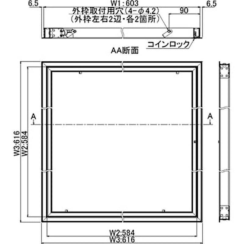 CDE60J 天井点検口(スタンダードタイプ) ACE(エース/モリギン CDE60J 天井点検口(スタンダードタイプ) ACE(エース/モリギン