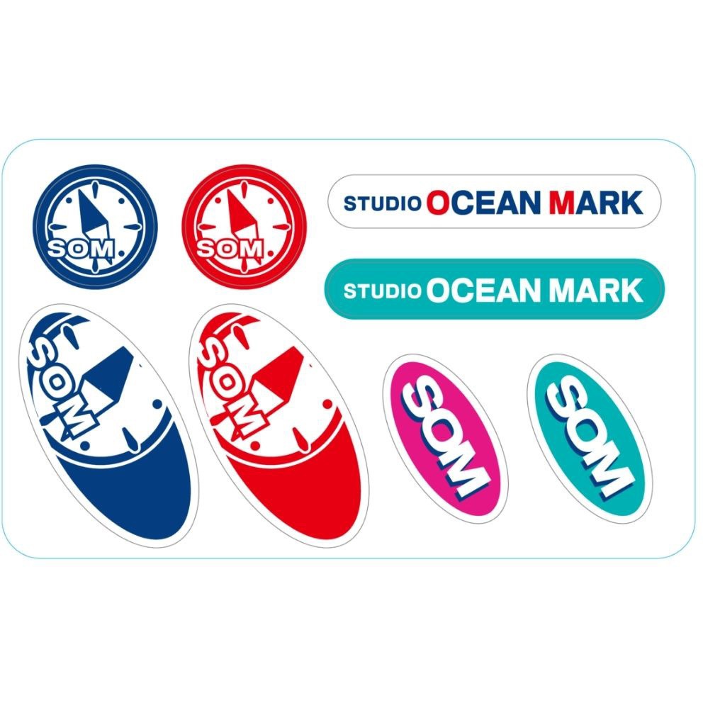 STICKER CUTTING LOGO-S002 SOMロゴ カッティングシート&ステッカー 1