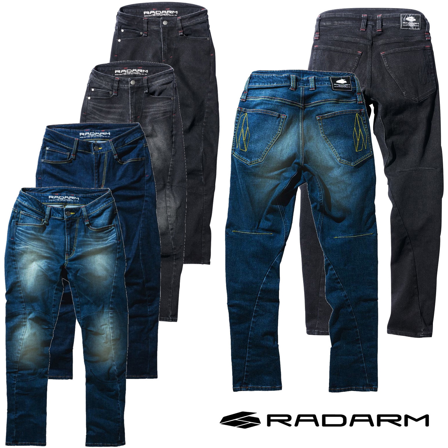 RADARM RD-903 ブラック Mサイズ　30インチ　試着のみ RD-903/BLACK/M RADARM RD-903 ライディングジーンズ RADARM ブラック