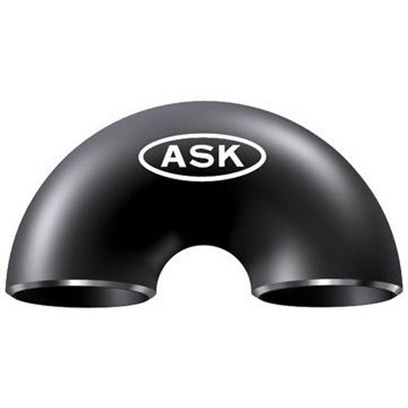 S/80180ES-25A PT370 S/80 180° ショートエルボ 黒 淡路マテリア 呼び径25A