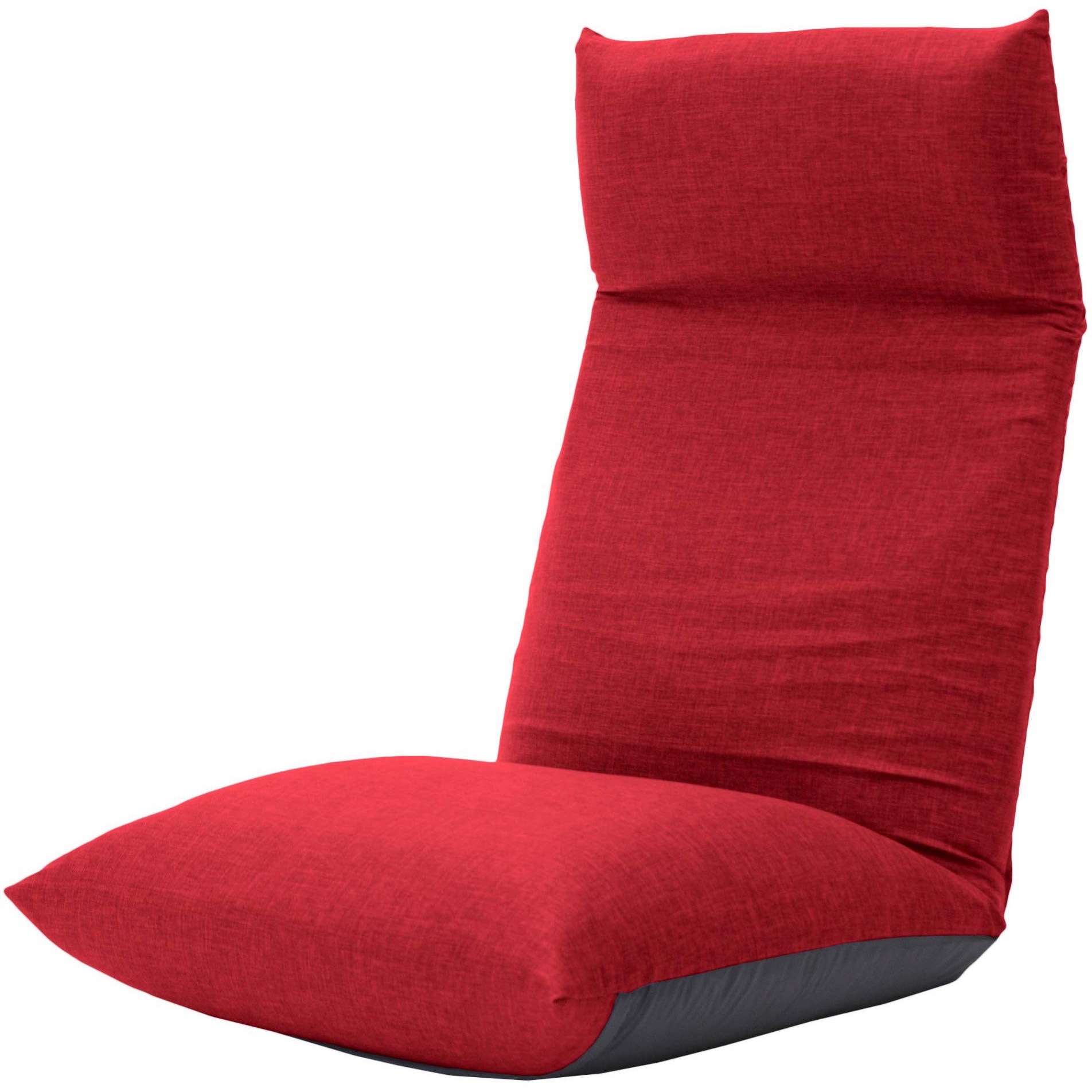 A578pr-563RED ヘッドリクライニング座椅子 NECK セルタン ダリアンレッド色 高さ71cm幅54cm奥行き73.4～124cm  A578pr-563RED