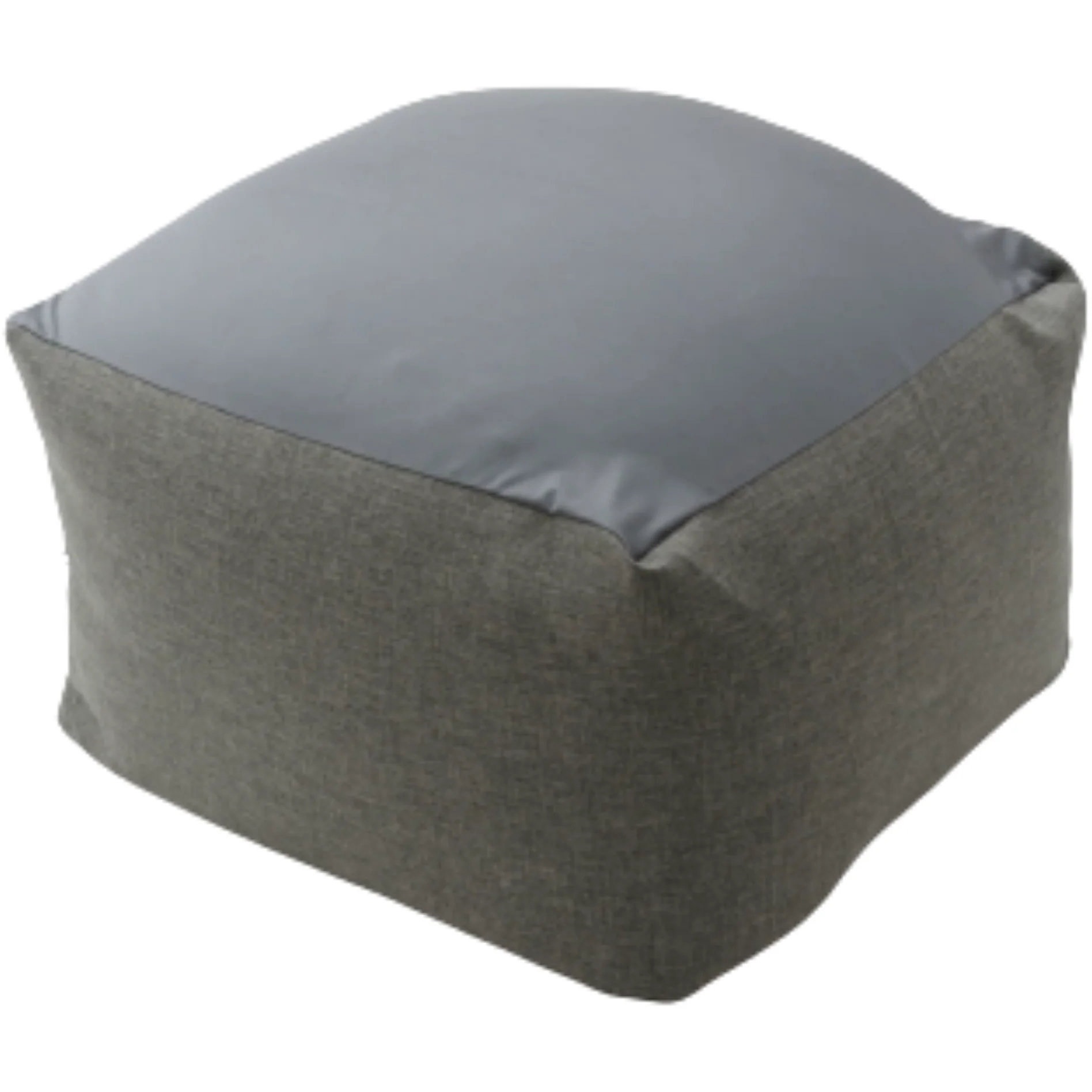 A600a-625GRY/611GRY 人をダメにするソファ QUBE セルタン デニム調アッシュグレー色 高さ42cm幅84.5cm奥行き83.5cm