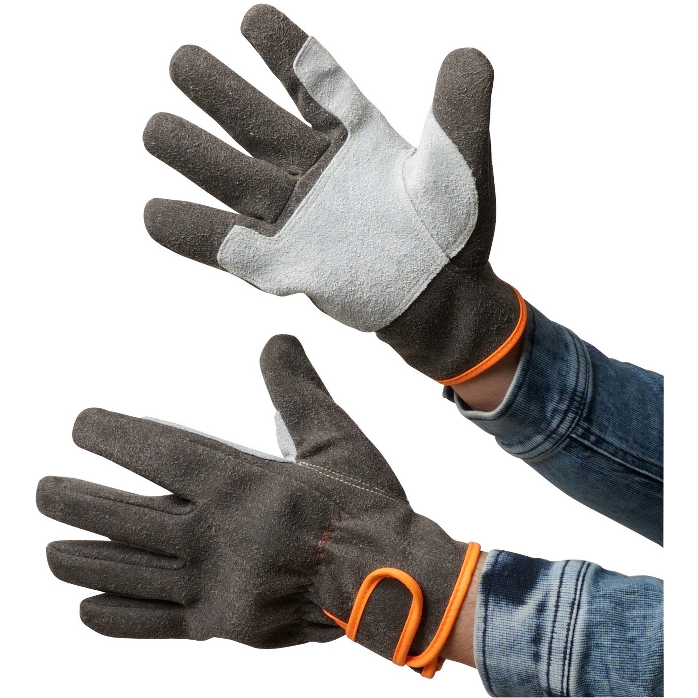 AG6545 合成皮革手袋 カワテック マジック 牛床アテ付 ACE GLOVE