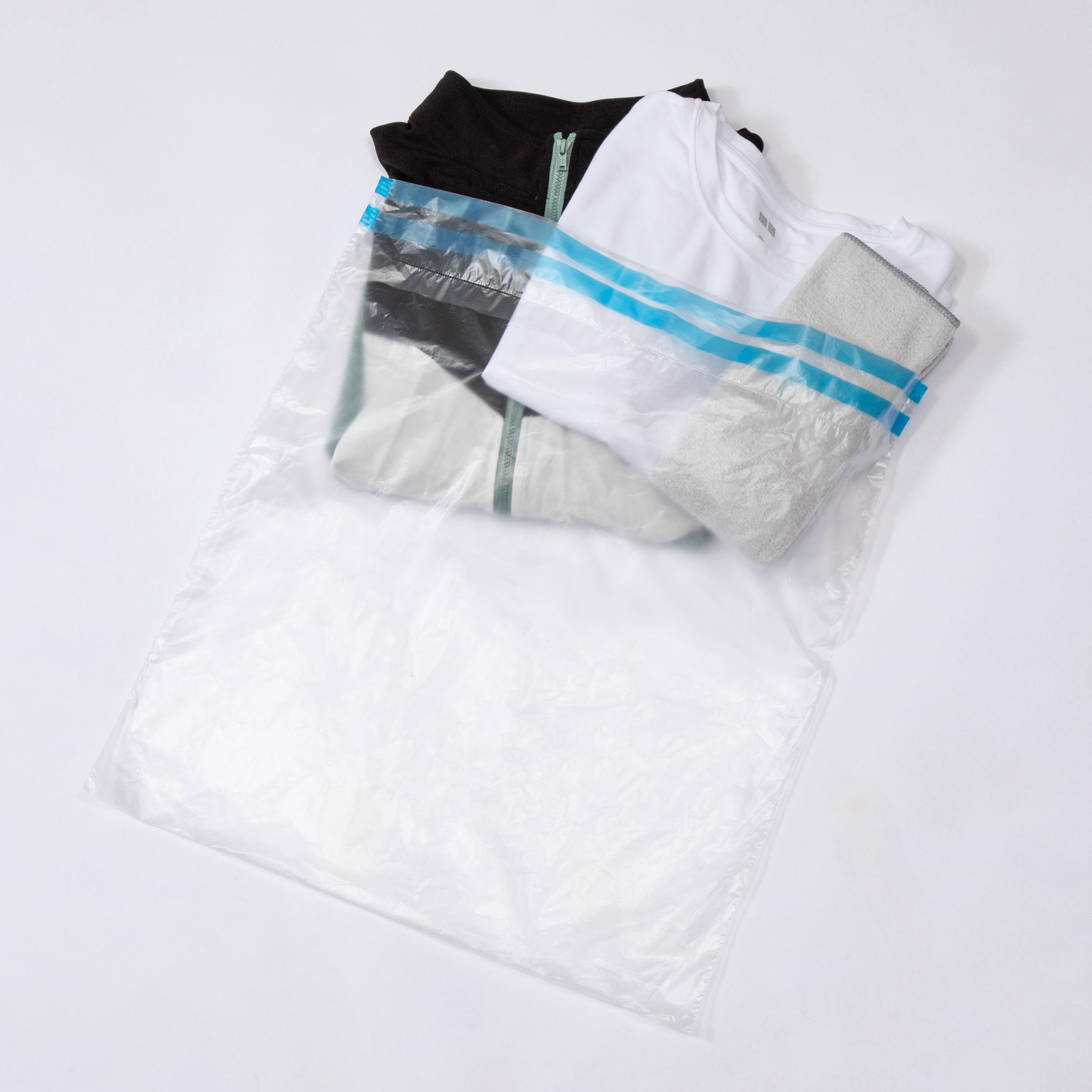 巾着ポリ袋 ネクスタ 半透明色 15L 1パック(10枚) 【通販モノタロウ】