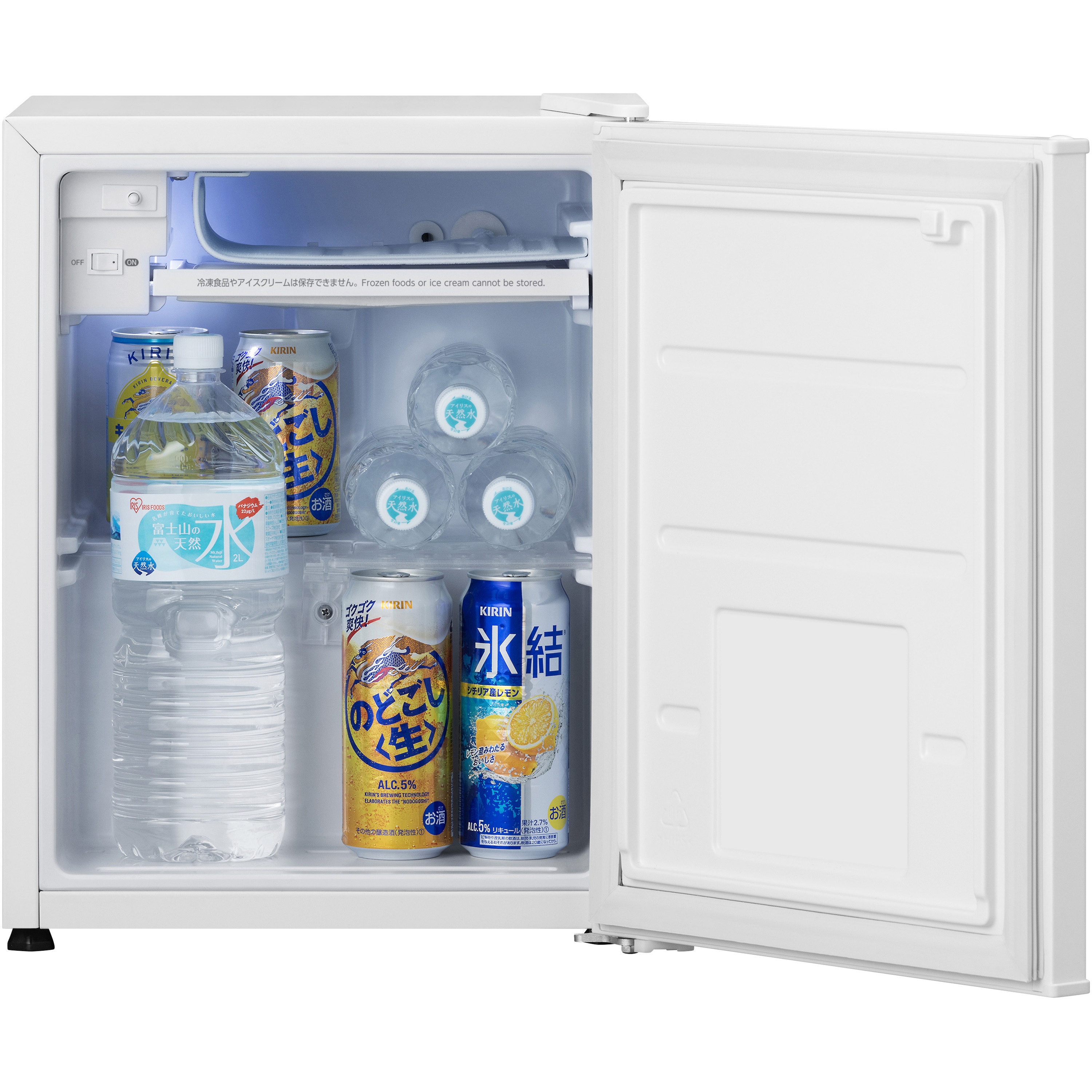 HRSD-V2A-W 冷蔵庫 22L インバーター有り(右扉) アイリスオーヤマ ドア
