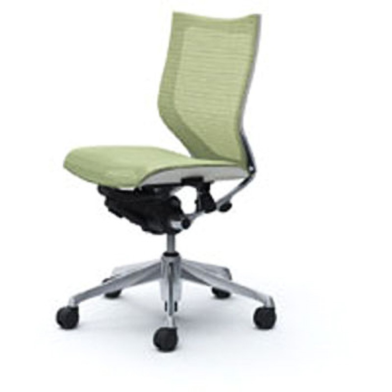 CP33AW-FEH6 オフィスシーティング バロン 肘無 ローバック 背スタンダードメッシュ オカムラ(岡村製作所) ピスタチオグリーン色   CP33AW-FEH6