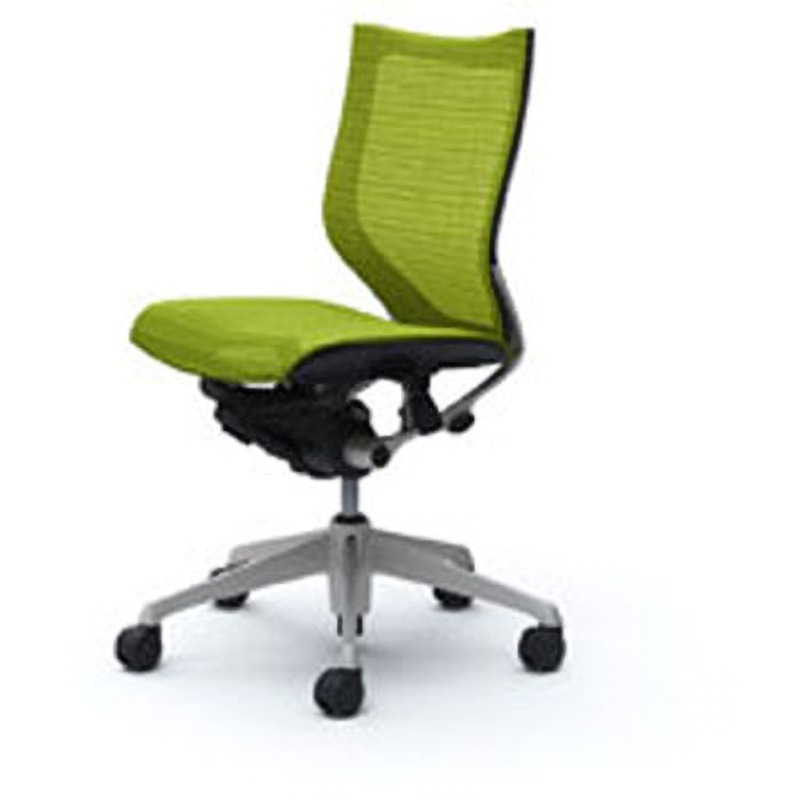 CP33CR-FDH6 オフィスシーティング バロン 肘無 ローバック 背スタンダードメッシュ オカムラ(岡村製作所) ライムグリーン色   CP33CR-FDH6 71,390円