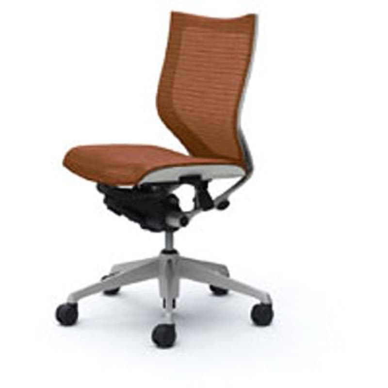 CP33CW-FEH8 オフィスシーティング バロン 肘無 ローバック 背スタンダードメッシュ オカムラ(岡村製作所) ブラウン色   CP33CW-FEH8