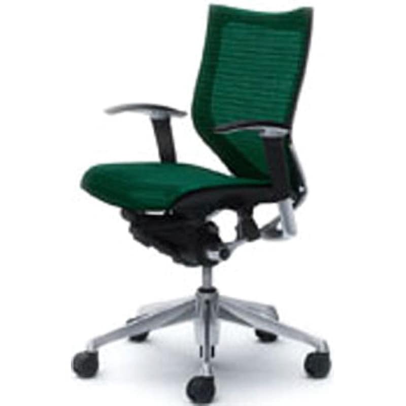 CP83AR-FEH5 オフィスシーティング バロン 可動肘 ローバック 背スタンダードメッシュ オカムラ(岡村製作所) 肘掛あり 材質アルミダイキャスト脚 ポリッシュ ハンガーなし   CP83AR-FEH5