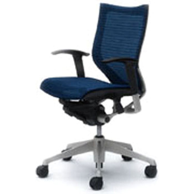 CP83CR-FEH4 オフィスシーティング バロン 可動肘 ローバック 背スタンダードメッシュ オカムラ(岡村製作所) 肘掛あり 材質アルミダイキャスト脚 シルバー ハンガーなし   CP83CR-FEH4