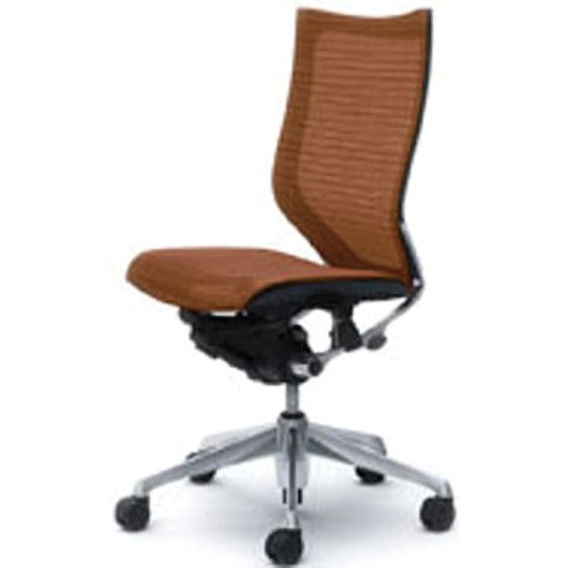 CP35AR-FEH8 オフィスシーティング バロン 肘無 ハイバック 背スタンダードメッシュ オカムラ(岡村製作所) ブラウン色   CP35AR-FEH8